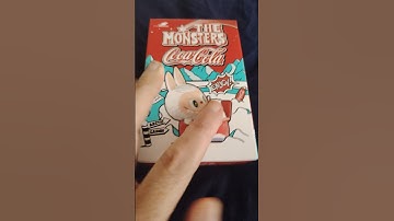 UNBOXING POP MART LABUBU The Monsters Coca Cola Series Blindbox Figure