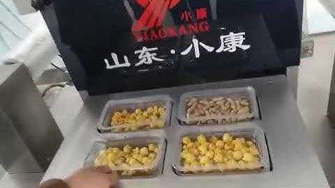 Semi Automatic modified atmosphere packaging MAP tray sealing machine from china