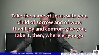 63-0901E - Desperations. Rev. William Marrion Branham