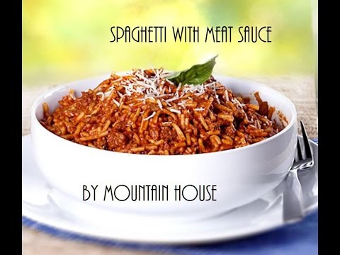 How To Make Mountain House Spaghetti with Meat Sauce + Review 