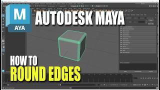 Autodesk Maya How To Round Edges