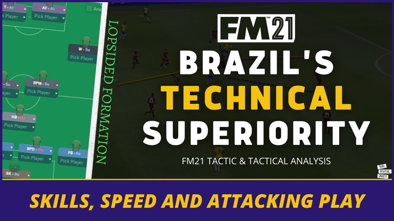 Brazil Exploiting Their Technical Ability, Brazil Tactic