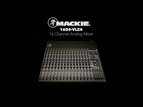 Mackie 1604-VLZ4 16 Channel Analog Mixer | Gear4music - YouTube