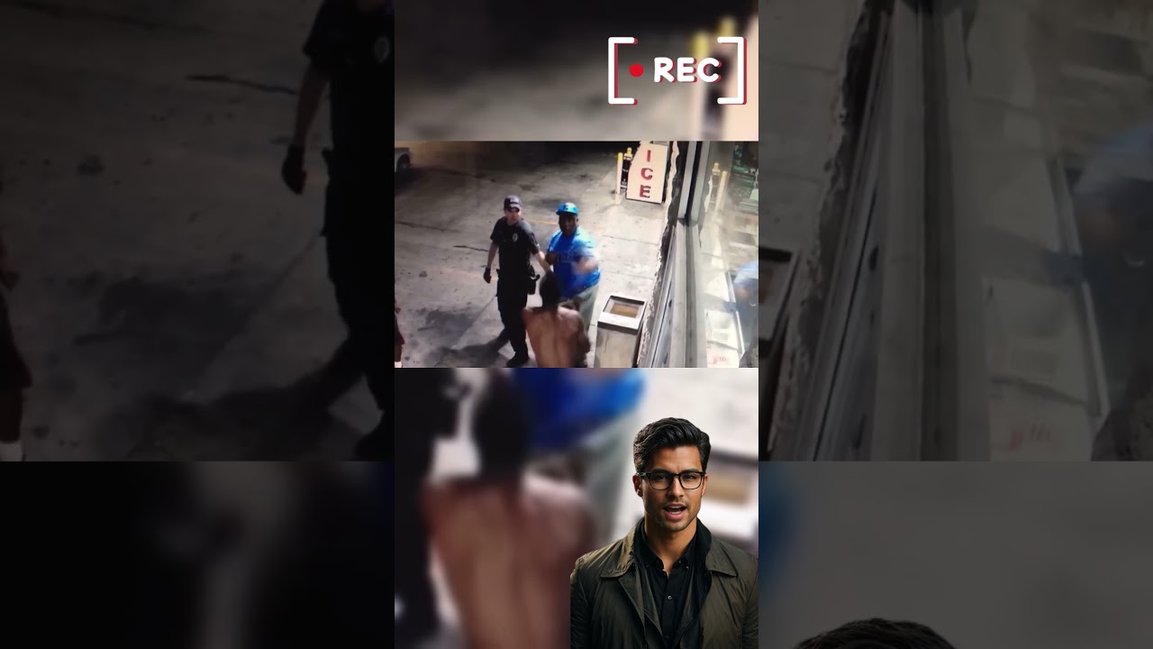 Security Guard Uses Pepper Spray to Stop Fight in Front of Store 