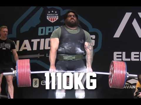 Jesus Olivares 417,5KG HEAVIEST DEADLIFT IN IPF HISTORY 1110KG TOTAL | USA Nationals 2026