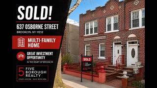 📍637 Osborn St, Brooklyn, NY 11212 🏠 SOLD!