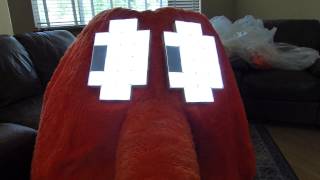 Q*Bert Costume with LED animated eyes