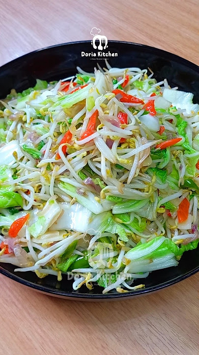 Masakan rumahan simple enak Tumis Sawi Putih Toge #shorts #shortsviral