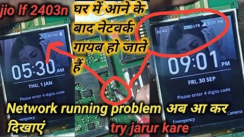 jio lf2403n network problem solution