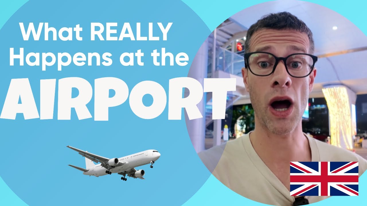 ✈️ What REALLY Happens at the Airport (Travel English in Real Life!)