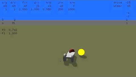 Phototaxis on a Simulated Wheeled Robot