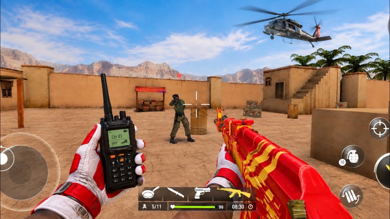 Commandis Gameplay 🔫 AK47 Commando Battle Gameplay | Banduk Wala Game - YouTube