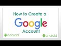 Creating a Google Account on Android