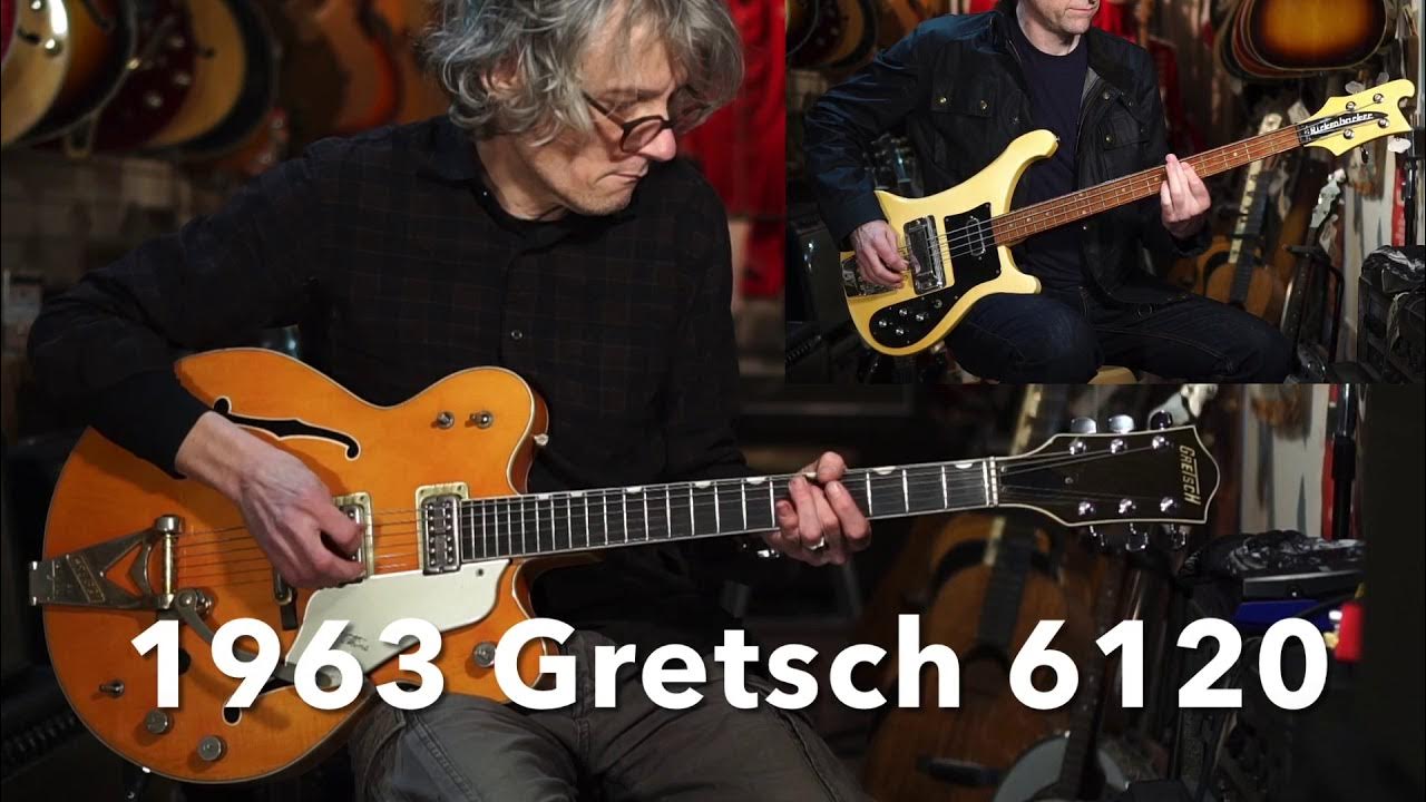 1963 Gretsch 6120 with a 1979 Rickenbacker 4001s REM Driver 8 YouTube