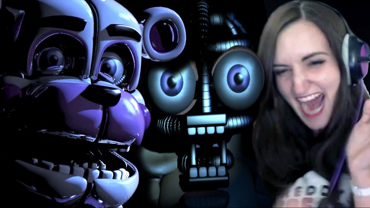 SHE IS LOOKING AT ME!  Five Nights at Freddy's: Sister Location - Part 1 ( Night 1, 2) 