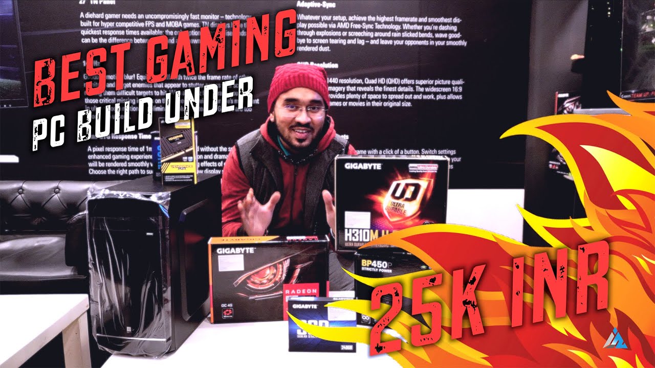 [HINDI] Best GAMING PC Build under 25000 rupees in India for 2020