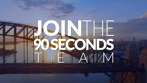 Get Involved! Join the 90 Seconds AU team!