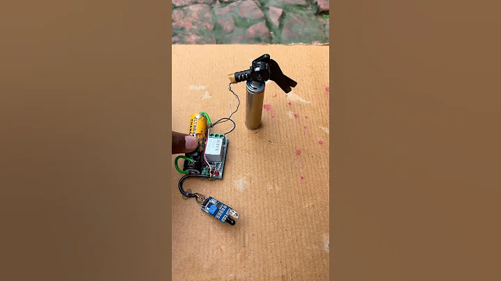 Automatic Fire Detection System with Flame Sensor and Fan Shutdown Mechanism #schoolproject #diy