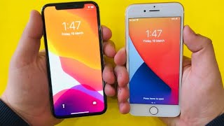 iPhone 7 vs iPhone X 2021