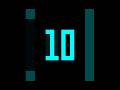 SILENT - 10 Second Countdown Timer - Digital Display - Blue