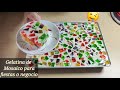 GELATINA DE MOSAICO PARA NEGOCIO Y FIESTAS