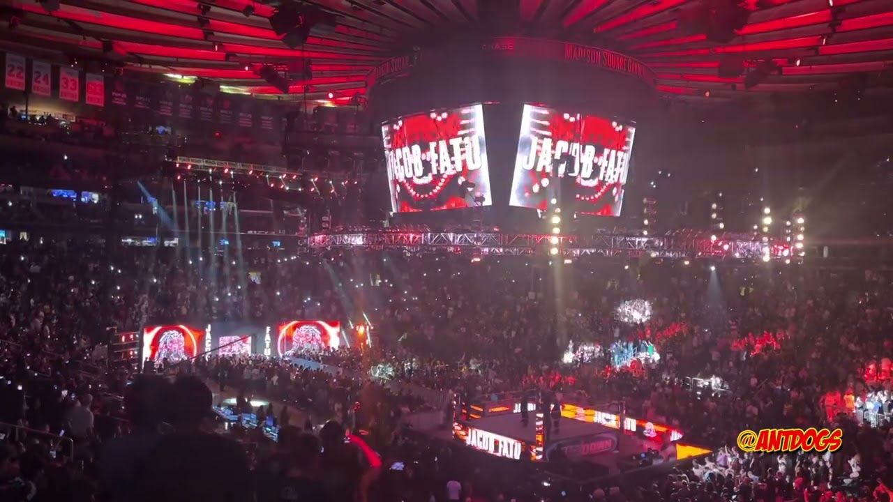 Jacob Fatu Debut Entrance LIVE (SmackDown!) Madison Square Garden (June 28th, 2024)
