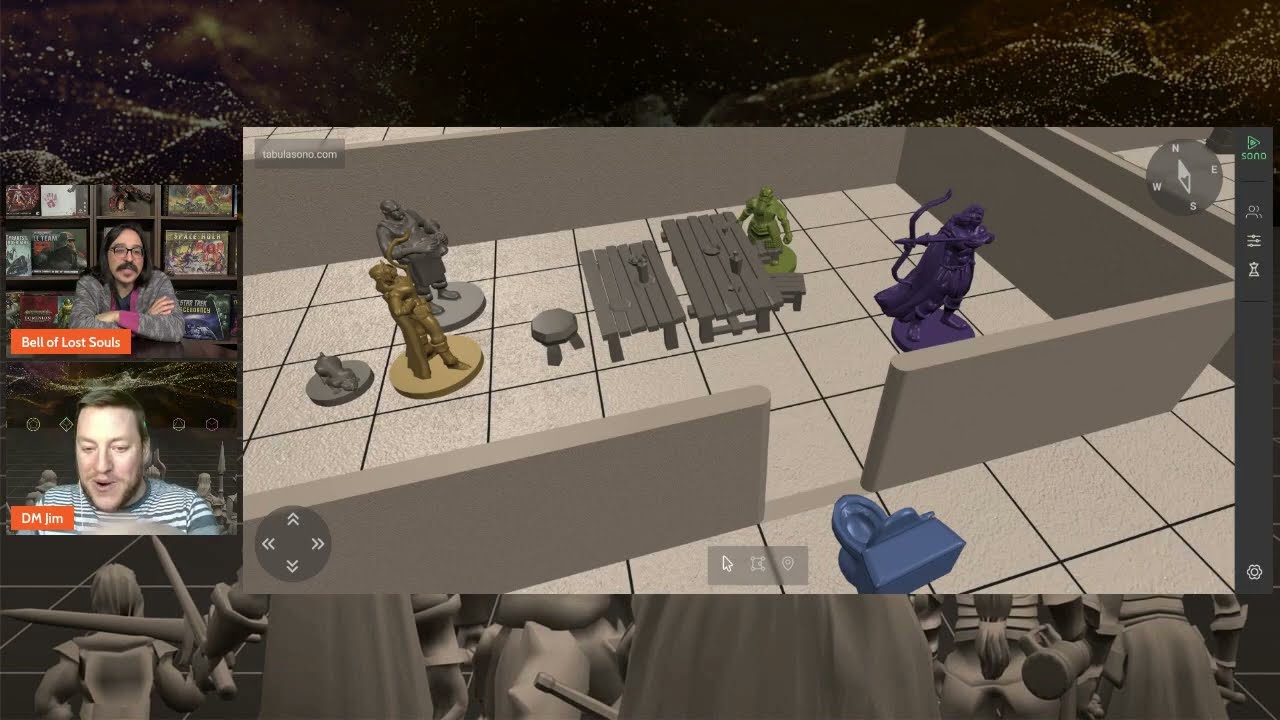Bell of Lost Souls Interview and Demo | Tabula Sono | 3D Virtual Tabletop