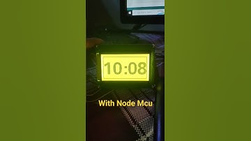 Node MCU Clock with weather report 128x64 LCD display