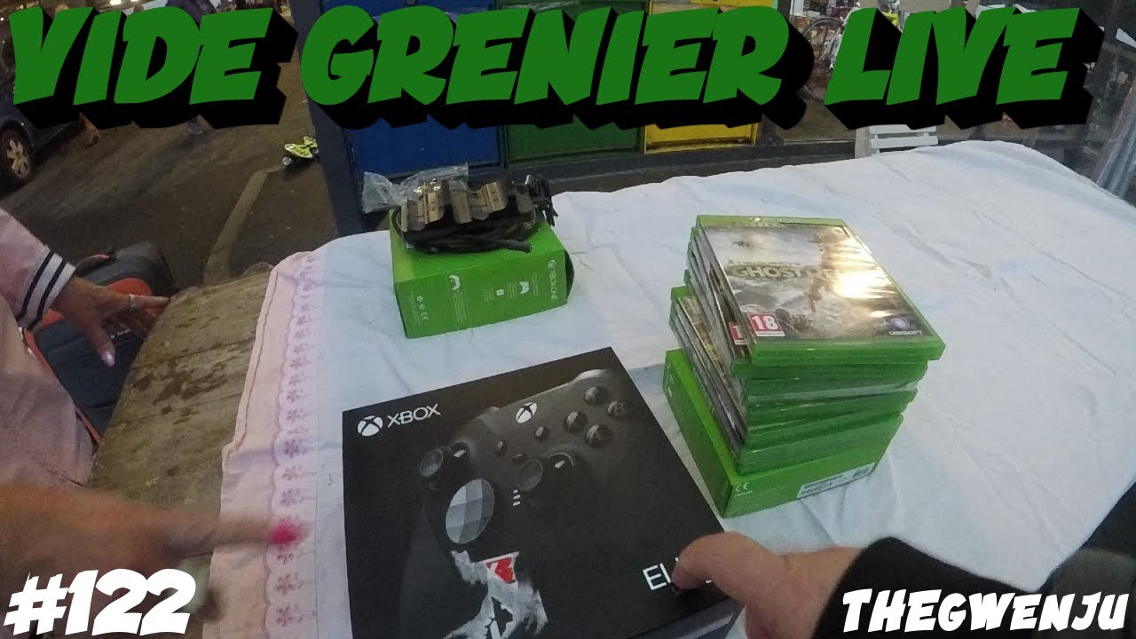 #122 Vide grenier live : Très beau lot Xbox