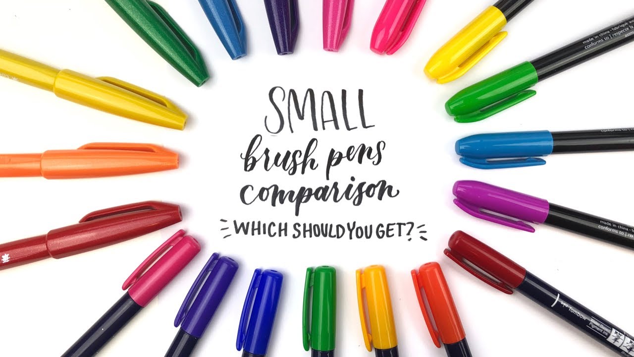 Fun with lettering: paint marker brush pen comparison –