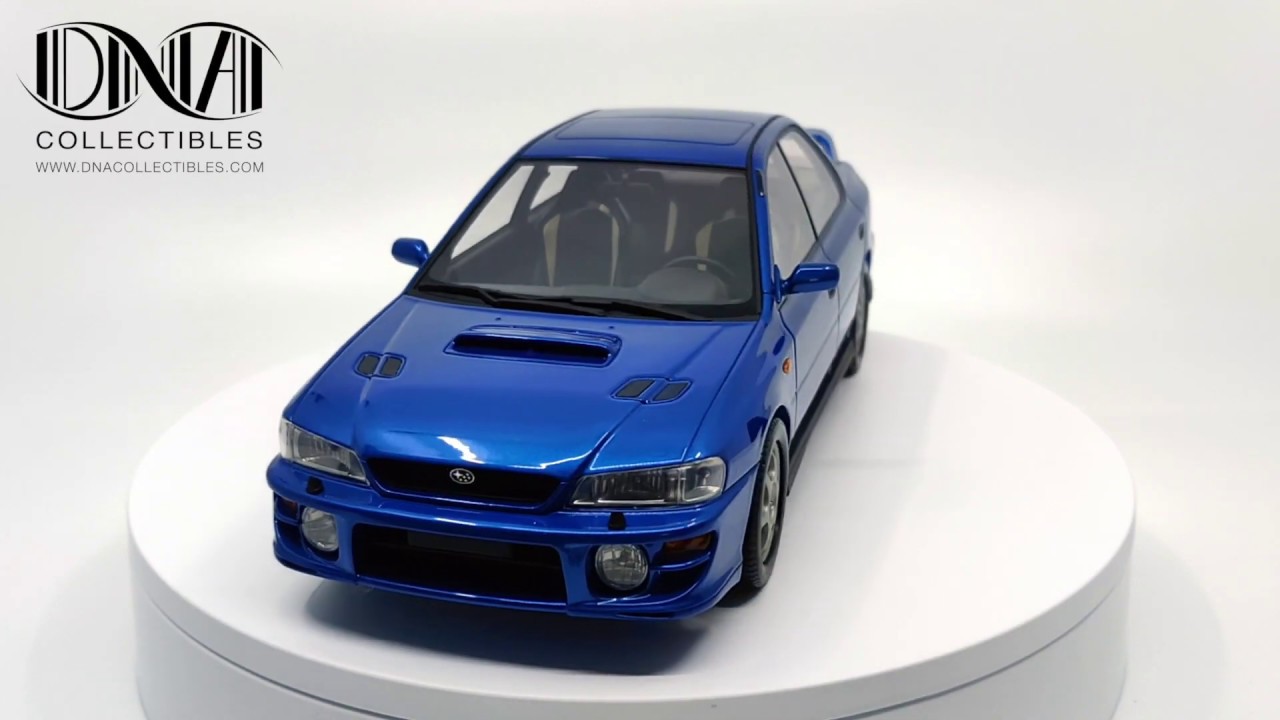 Subaru XT Turbo 1985 DNA Collectibles 1/18 Subaru XT Turbo 4WD 1985 White DNA000082 Résine Voiture Miniature Collection