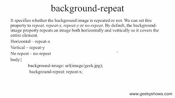 background repeat property in CSS (Hindi)