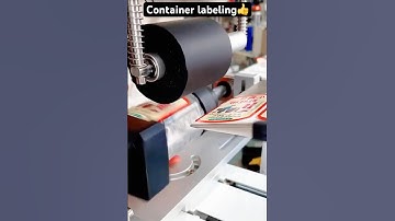 Container labeling, fully automated😍