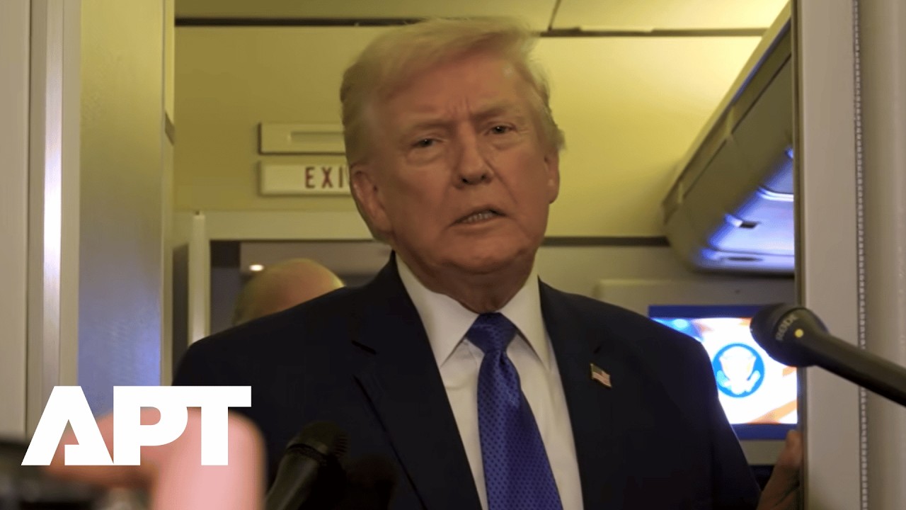 СМОТРИТЕ: Трамп заявил, что Иран срочно стремится к соглашению во время пресс-конференции на борт...