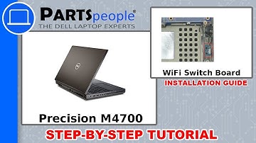 Dell Precision M4700 (P21F001) WiFi Switch Circuit Board How-To Video Tutorial