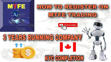 HOW TO CREATE THE ACCOUNT IN MTFE TRADING 🆕 💯 KYC PROCESS✅AI🦾 #ai#kyc#trading#cryptonews