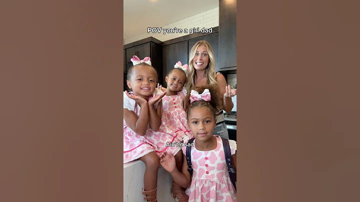 He thinks this is expensive? Just wait😅💸 #girldad #daughters #twins #dad #comedy #mom #fun #family