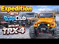 Winter expedition with RcDpClub 10 off-road RC on sands. #rc #offroad #rccrawler #trx4 