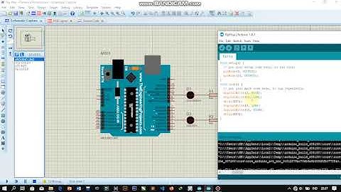 Rangkaian Flip Flop Menggunakan Arduino uno dan Proteus