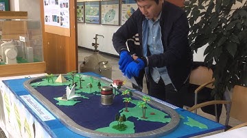 Superconductor Meissner effect demonstration