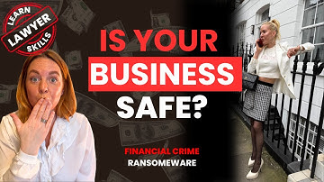🔐 Ransomware Attacks: How to Protect Your Business | Cybersecurity Checklist I Financial Crime