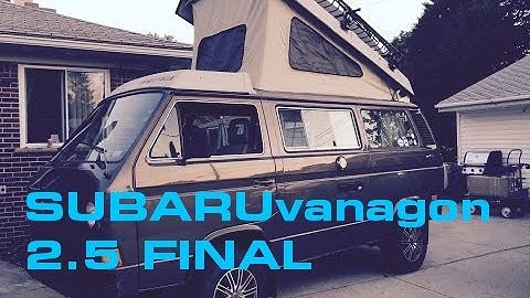 Subaru Vanagon 2.5 Engine Swap Final Video