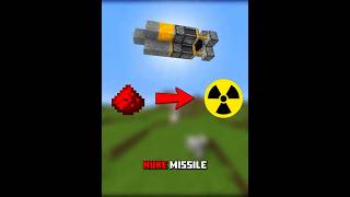 How to build a Nuke in Minecraft ☢️ #shorts #tutorial