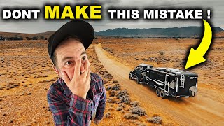 A MISTAKE TO AVOID WHILE TRAVELLING [caravanning Australia]