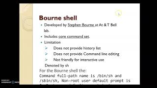 Linux shell types of shells