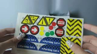 [🤖toy asmr🤖] Parking Lot 🚓 Police Series ASMR Unboxing No Talking | Toys Review