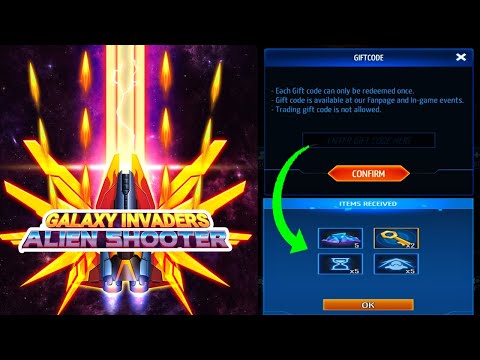 Galaxy Invaders Alien Shooter New Gift Code || Galaxy Invaders Gift Code December 2021