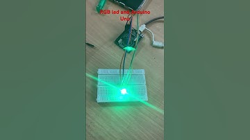 RGB LED and Arduino Uno #arduino #coding #arduinoprojects