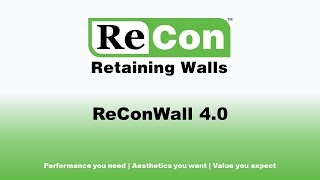 ReCon Wall Analysis Software