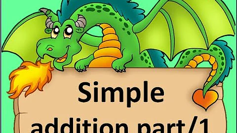 Part/1 - Maths - Year 1/2 - Simple addition: Complete with the correct missing number